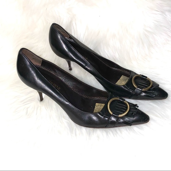 YSL - Yves Saint Laurent Rive Gauche Tassel Luxury Leather Pump - Picture 7 of 12